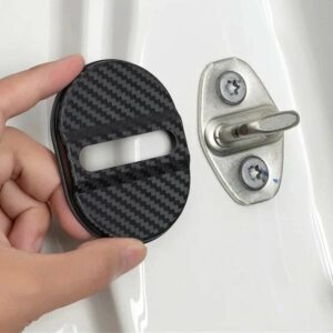 Set 4 buc. Ornamente Inchidere Usa, finisaj Carbon, culoare Neagra - Image 3