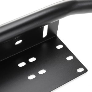 Bullbar aluminiu vopsit in camp electrostatic cu suport numar si proiectoare pentru vehicule offroad, culoare Neagra - Image 4