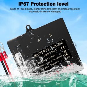 Egalizator alimentare baterii 2 x 12V pentru sisteme fotovoltaice 24V, cu display LCD - Image 5