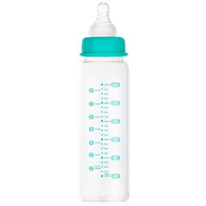 Biberon din Sticla Anticolici BABOO - Gat Stramt, 240 ml, 3 luni+ NEW - Image 4