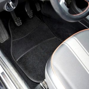 Set Auto Essential AVEX – 5 piese, Covorase Universale Mocheta + Husa Volan Piele Ecologica Perforata, Negru - Image 5