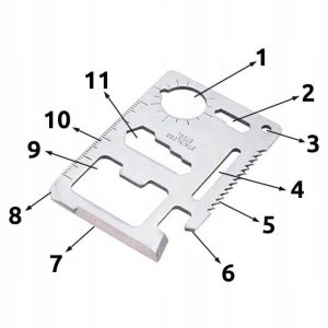 Kit complet de supravieturire 18-in-1 piese pentru camping, calatorii, offroad, ATV, SSV - Image 3
