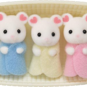 Figurine Sylvanian Families- Soricei Marshmallow Tripleti