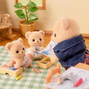 Figurine Sylvanian Families-Gemeni Ursuleti Biscuit - Image 6