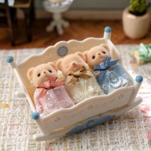Figurine Sylvanian Families-Ursuleti Adormiti Biscuit Tripleti - Image 4