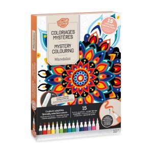 Set de colorat dupa numere - Mandale misterioase