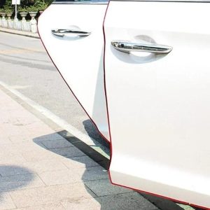 Cheder auto cu insertie din metal pentru protectie portiere, lungime 5m, culoare Negru - Image 3
